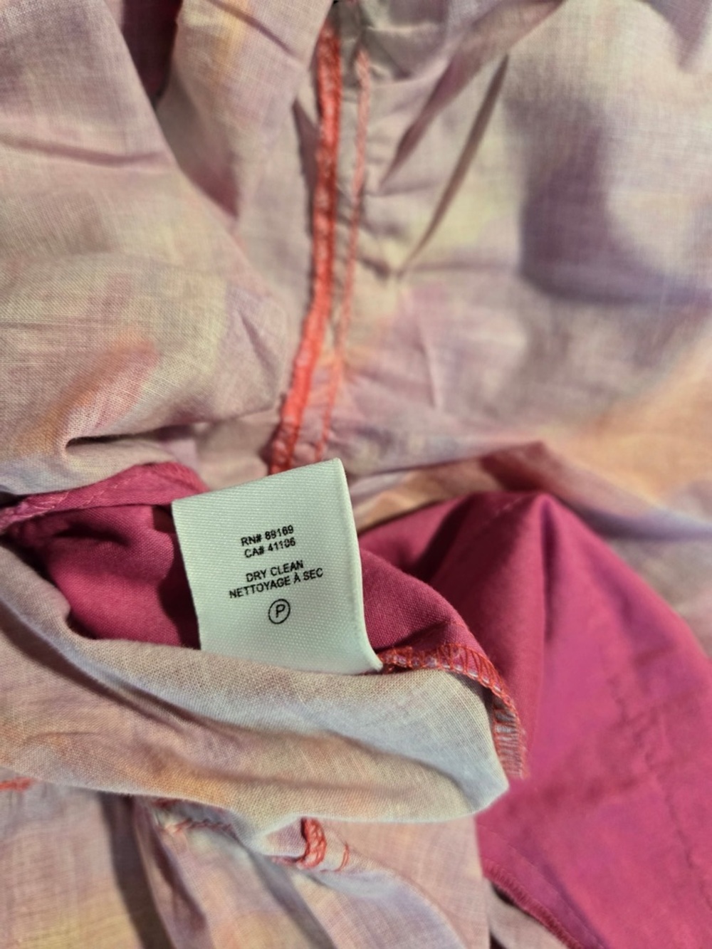 Derek Lam I.O Crosby Tie Dye Maxi Dress Pink Purple Boho Smocked 4 - Picture 9 of 9